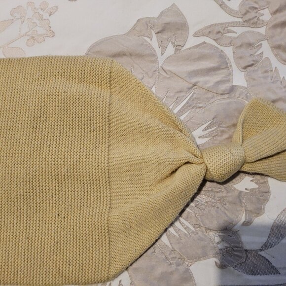 HVID knitwear newborn cocoon. Light yellow, - Picture 4 of 4